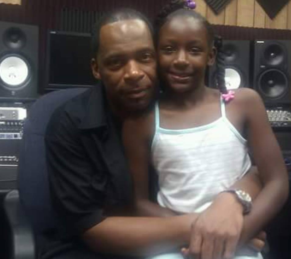 Jason In studio in ATL With Daughter Laylah For New Edition Tour Rehearsal