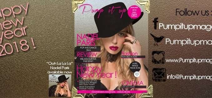 Pump it up magazine January 2018 with Nadel Paris