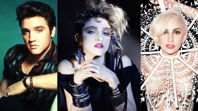 Success Stories - lady gaga, madonna, elvis presley