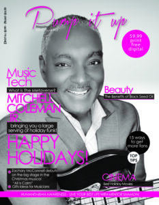 Pump it up Magazine Cover - Vol.6 - Issue#12 with Bass Player Mitchell Coleman JR