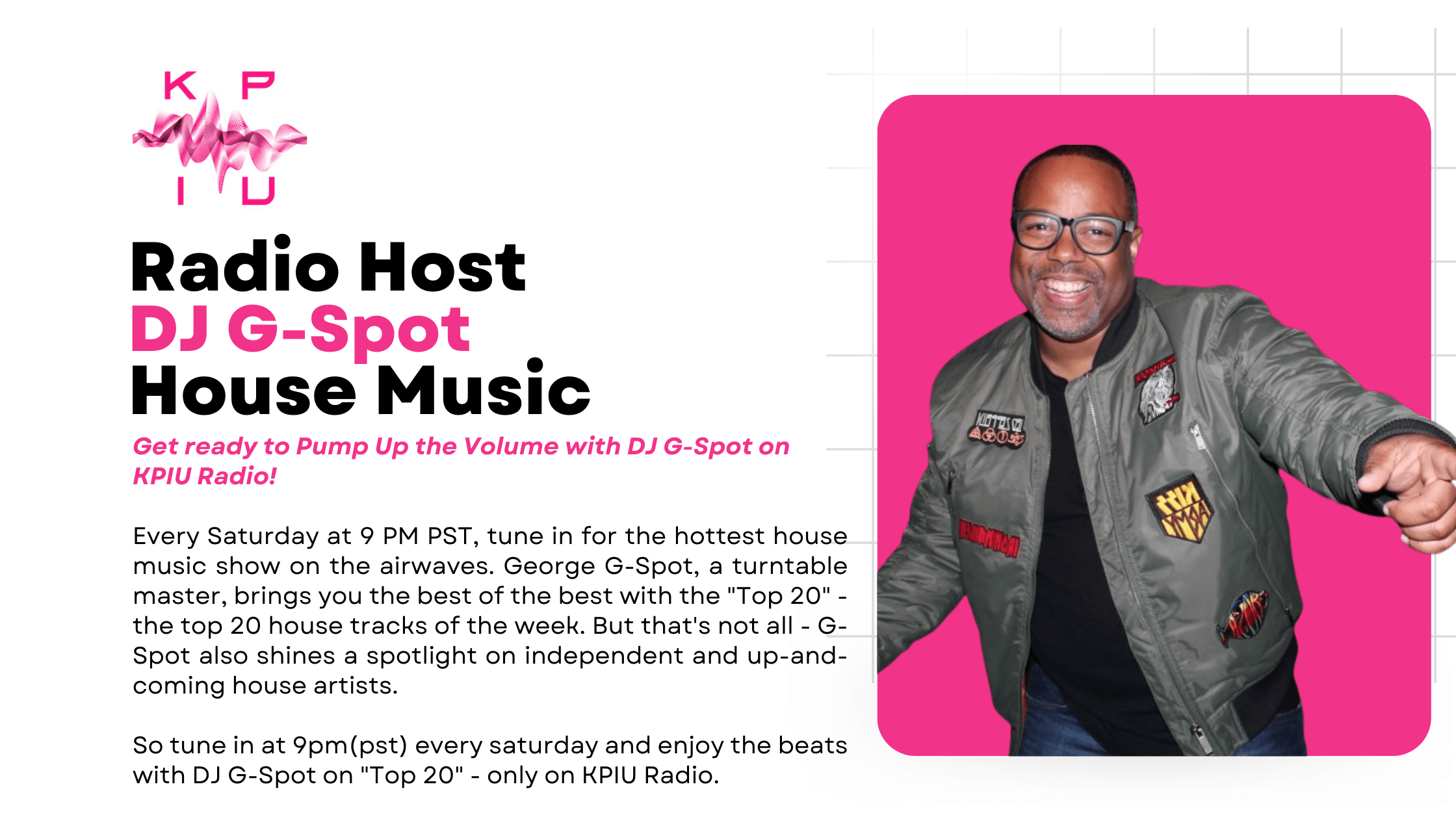 DJ G SPOT - House Music Radio Host