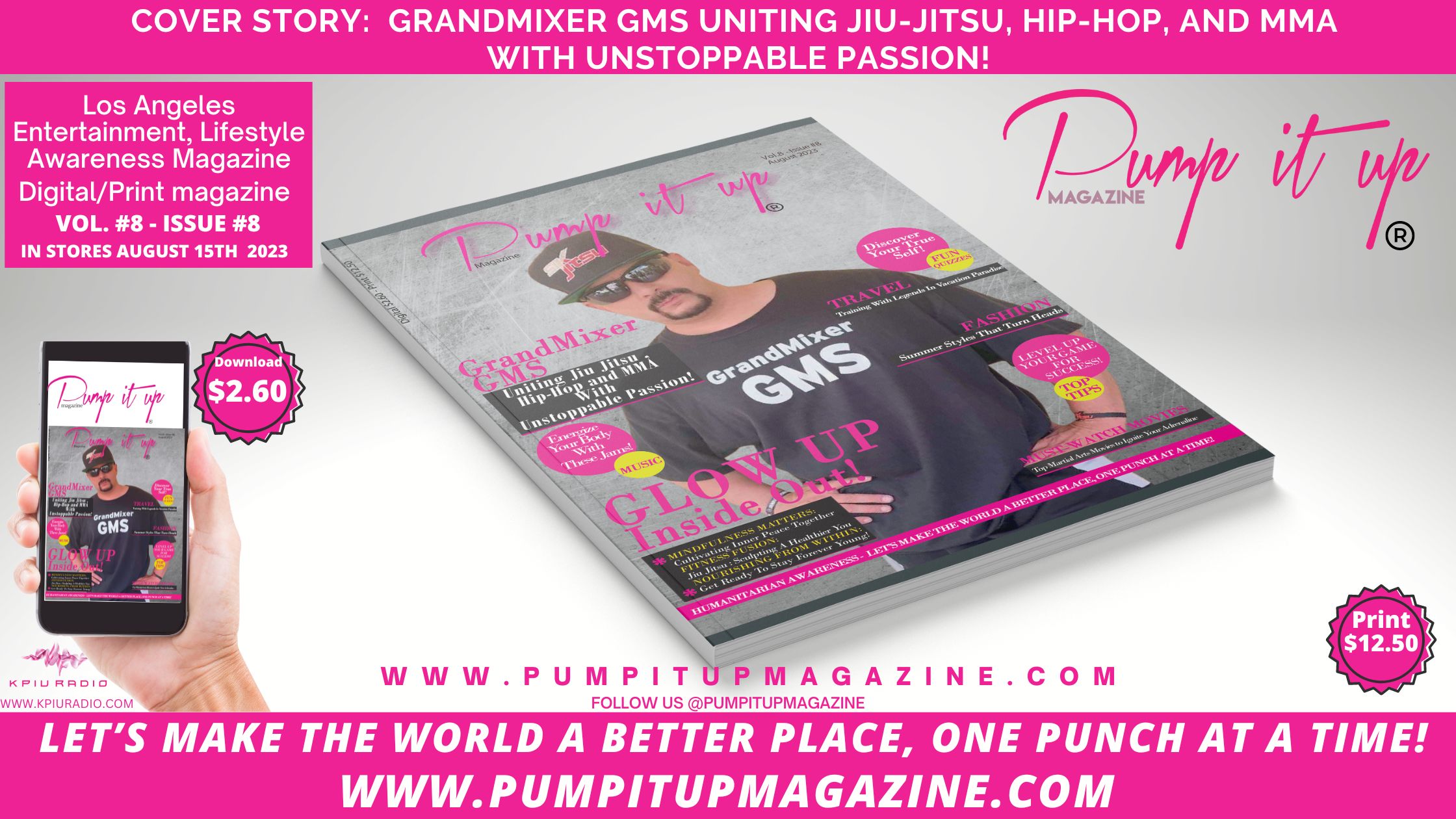 Banner Pump it up magazine – GMS