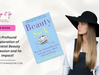 book cover and woman wearing a black hat