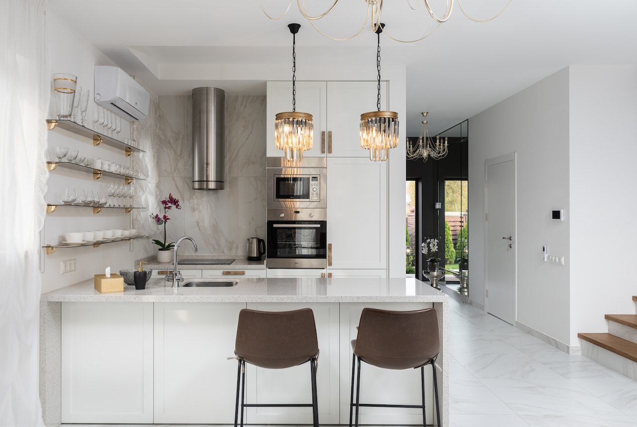 interior-of-kitchen-with-modern-furniture