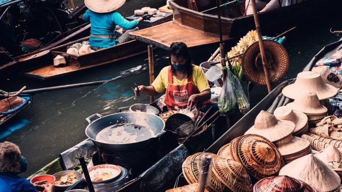 market in bangkok