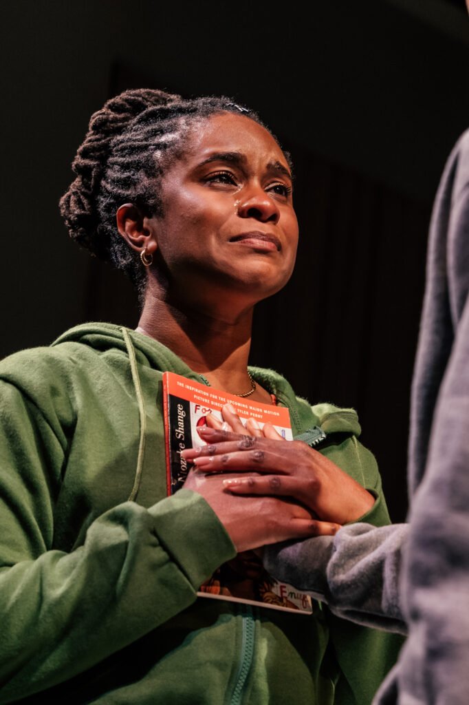 Kacie Rogers in Furlough's Paradise at Geffen Playhouse. Directed by Tinashe Kajese-Bolden. Photo by Jeff Lorch.