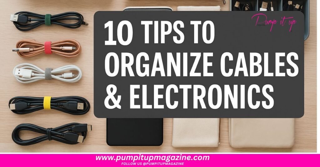 Organize Your Cables & Electronics Like a Pro