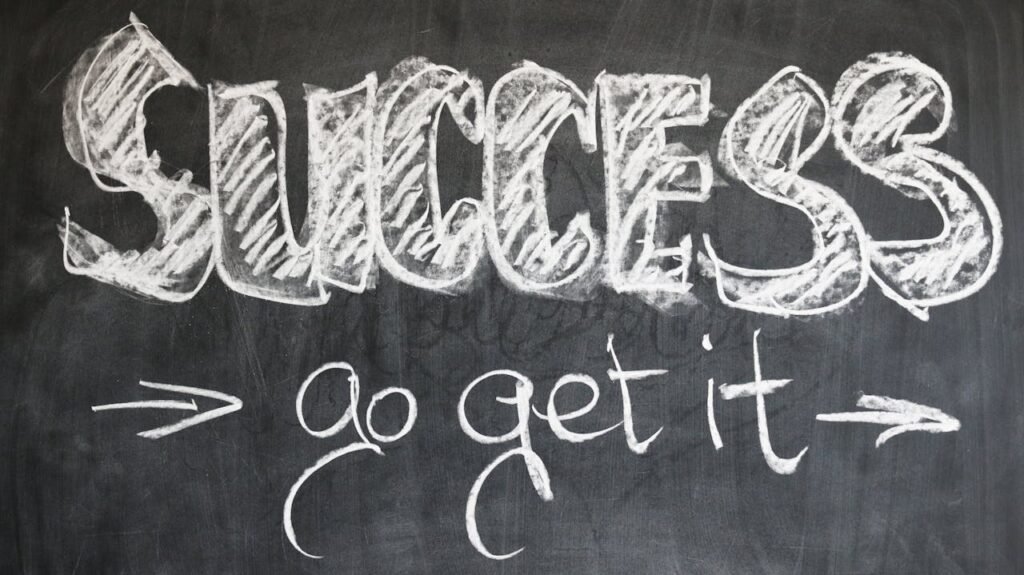 success mindset text