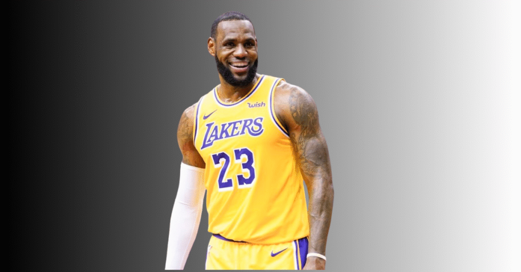 LeBron James in Lakers uniform symbolizing leadership and confidence — LeBron decision 2025 article by Pump It Up Magazine