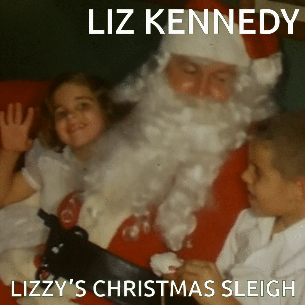 Children enjoying a festive Christmas scene. 
Lizzy's Christmas Sleigh Cd Cover