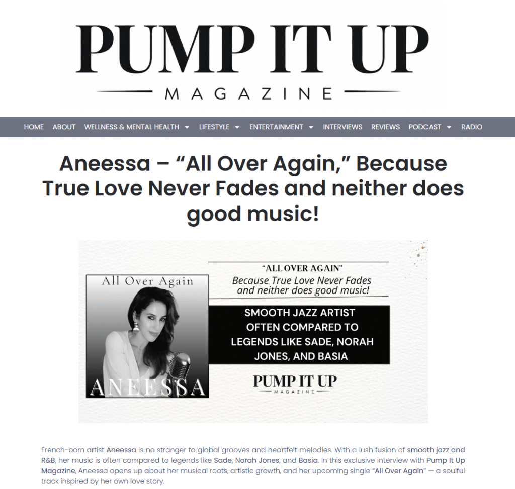 Jazz and R&B artist Aneessa photographed in a timeless black-and-white portrait, representing love, artistry, and soulful music.