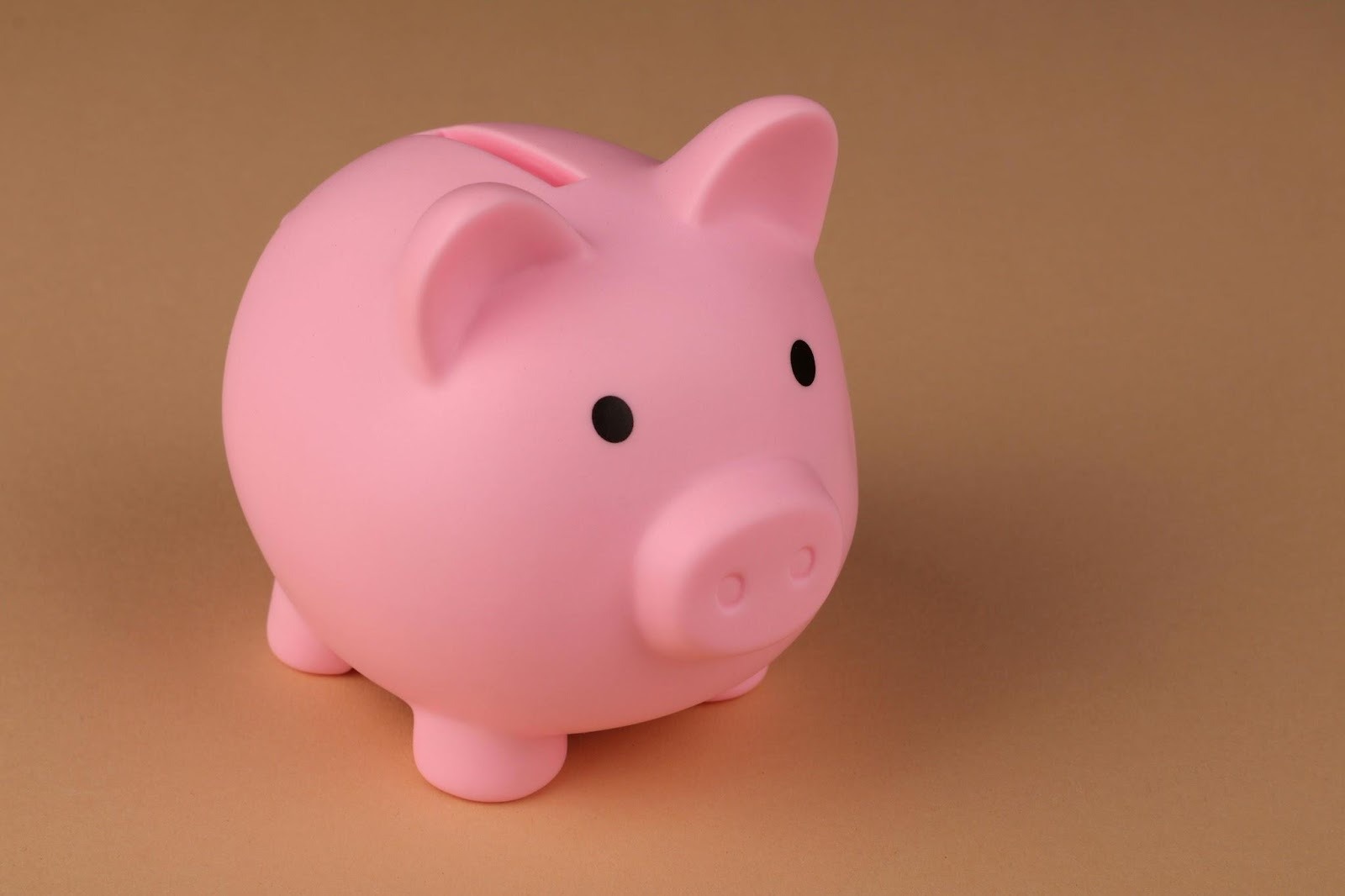 pink piggie bank for Financial change