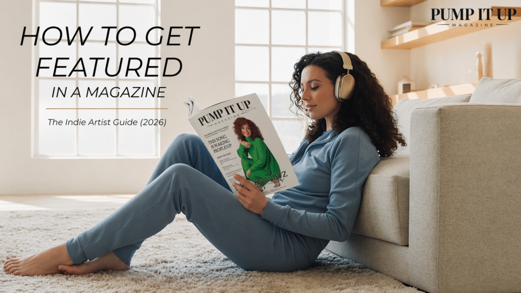 how to get featured in a magazine indie artist reading Pump It Up Magazine 2026 guide