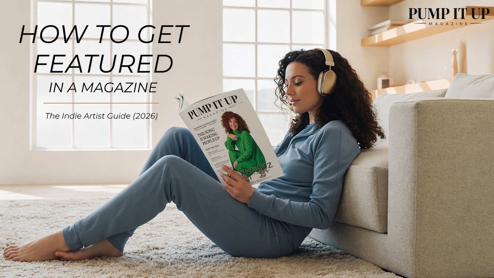 how to get featured in a magazine indie artist reading Pump It Up Magazine 2026 guide