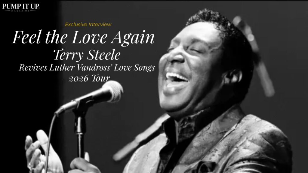 Terry Steele performing live, singing Luther Vandross love songs during his 2026 tribute tour