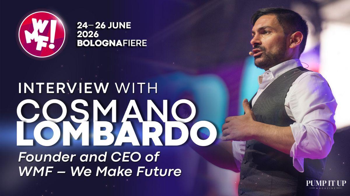 Cosmano Lombardo Founder and CEO of WMF speaking about AI innovation and the future of technology at WMF 2026