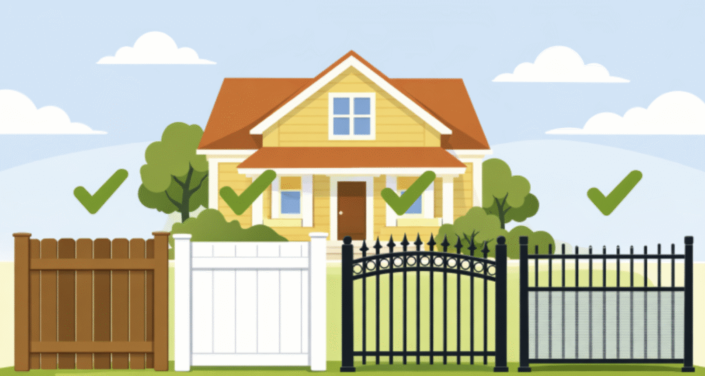fence installations illustration