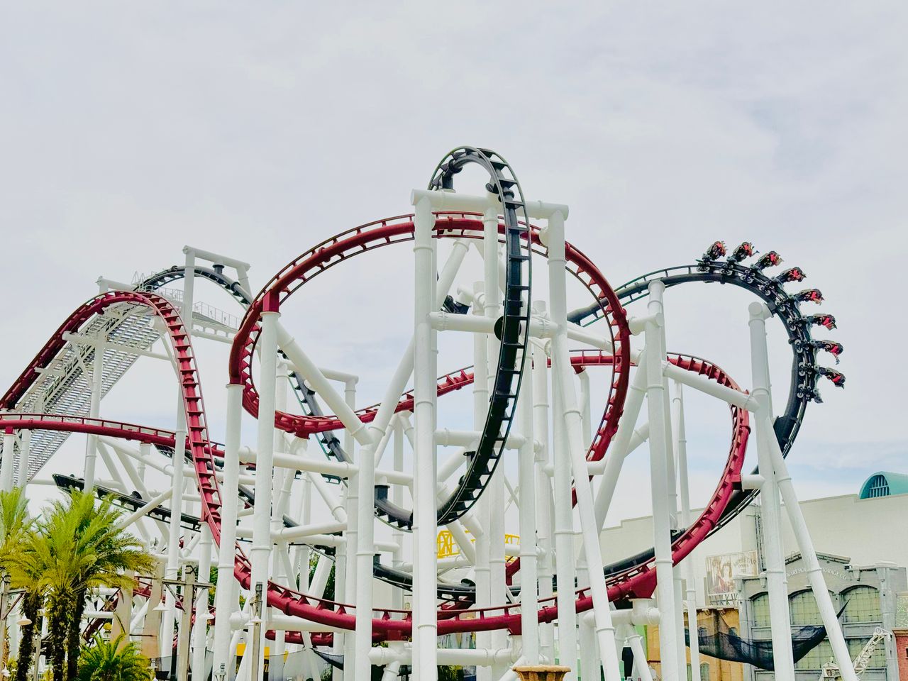 theme park rollercoaster